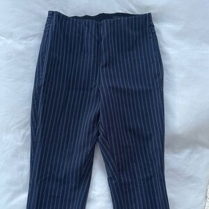 Rag & Bone Navy Striped Pants